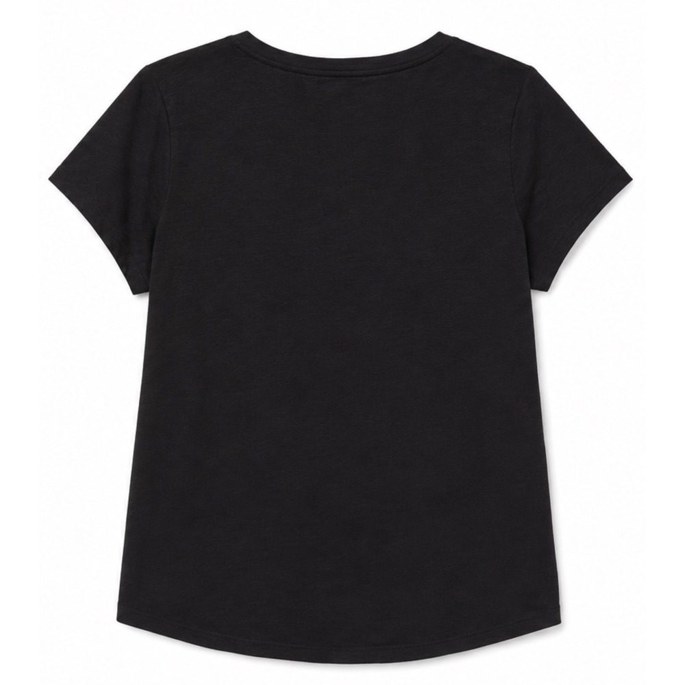 Torrid Black V-Neck T-Shirt Sequin Dinosaur T-Rex Size 0X Classic Fit Geek Chic - Picture 2 of 5